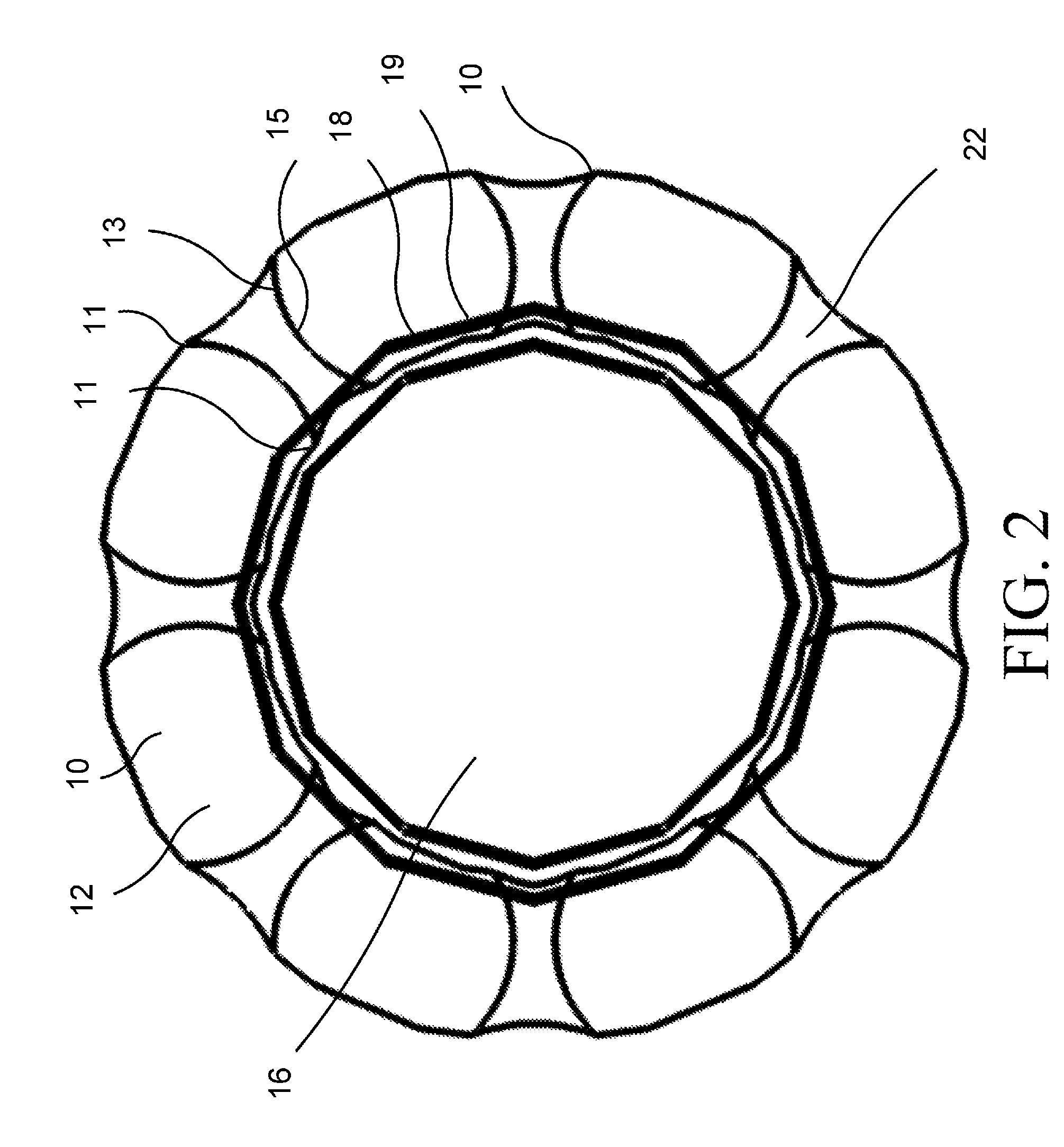 Trampoline with inflated base