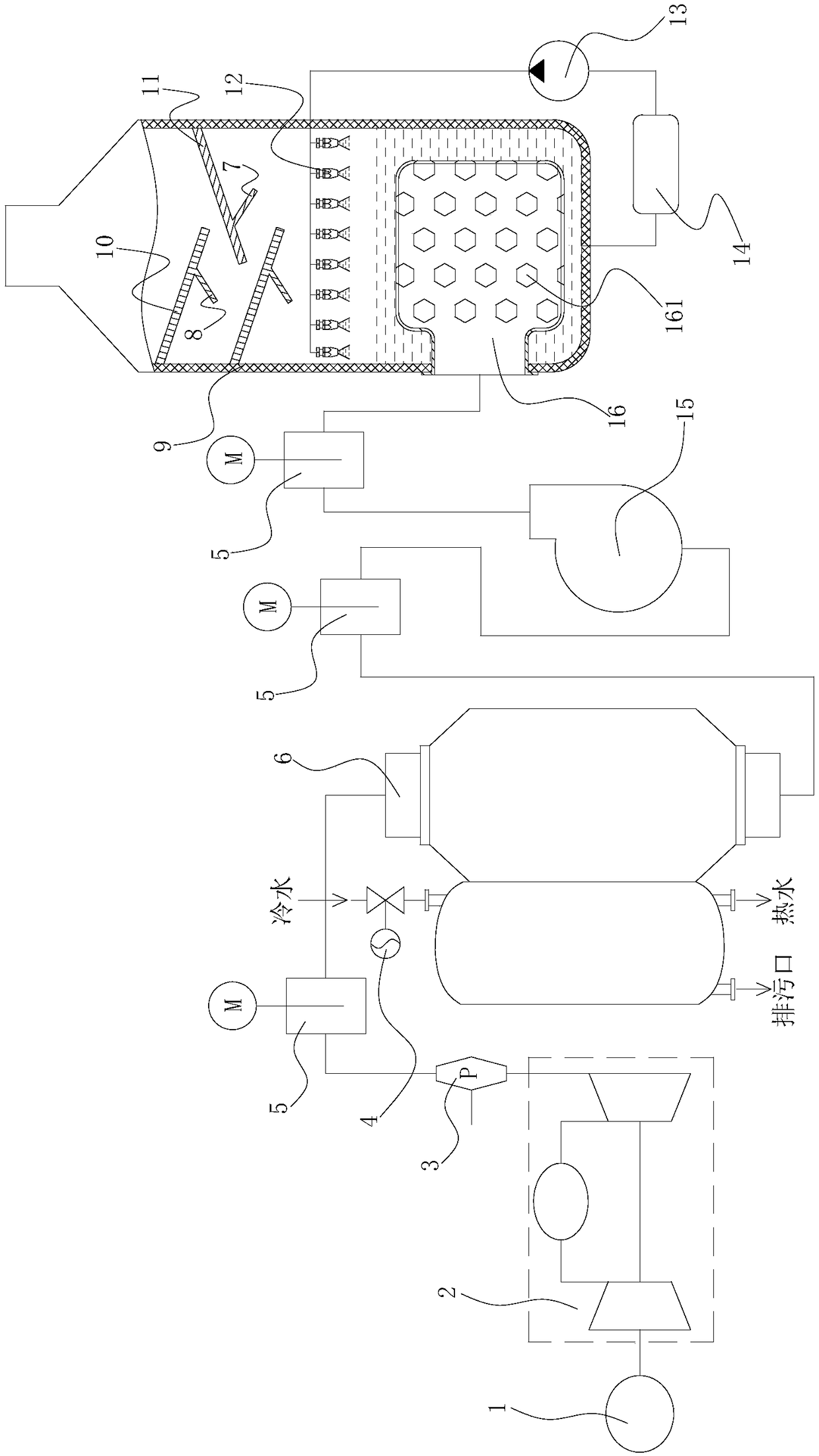 Gas turbine heat recovery device