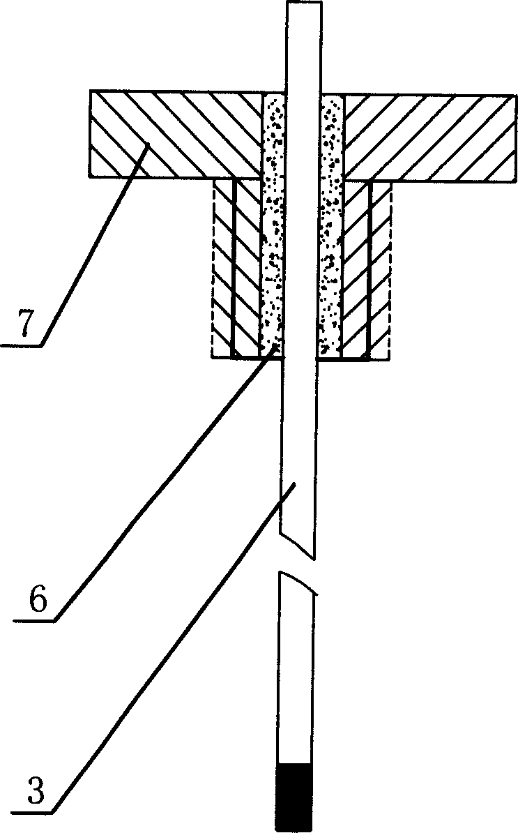 Ceramic hollow fiber membrane reactor for making oxygen by air separation, and its preparing method and use