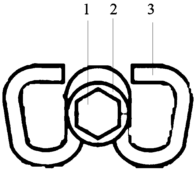 Track fastener looseness detection method based on angle comparison