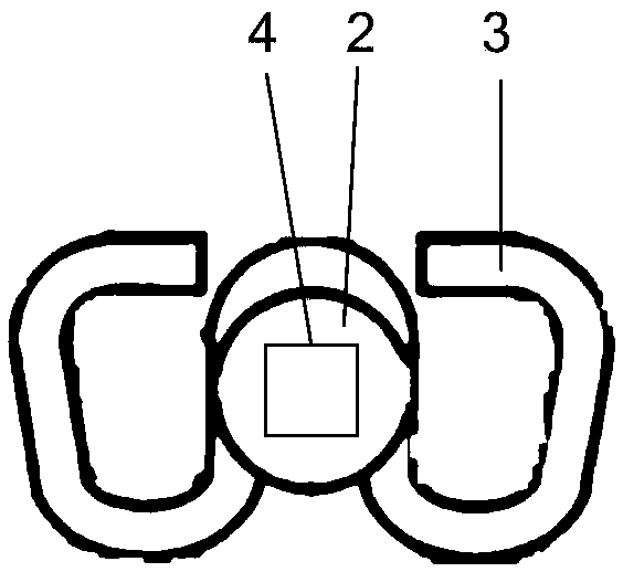 Track fastener looseness detection method based on angle comparison