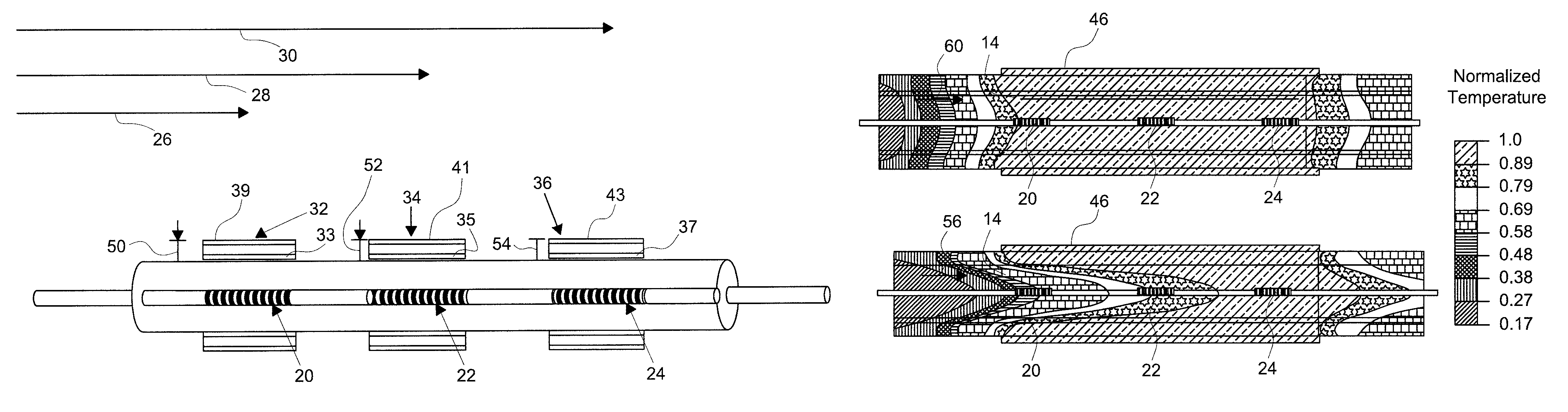 Gas detection system incorporating fiber gas sensors having fiber bragg gratings