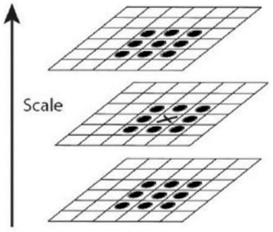 Image matching algorithm of bonding point characteristic and line characteristic