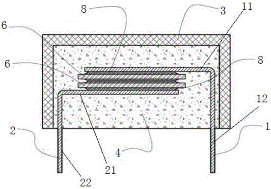 Power mode Surface Mounted Device (SMD) semiconductor component