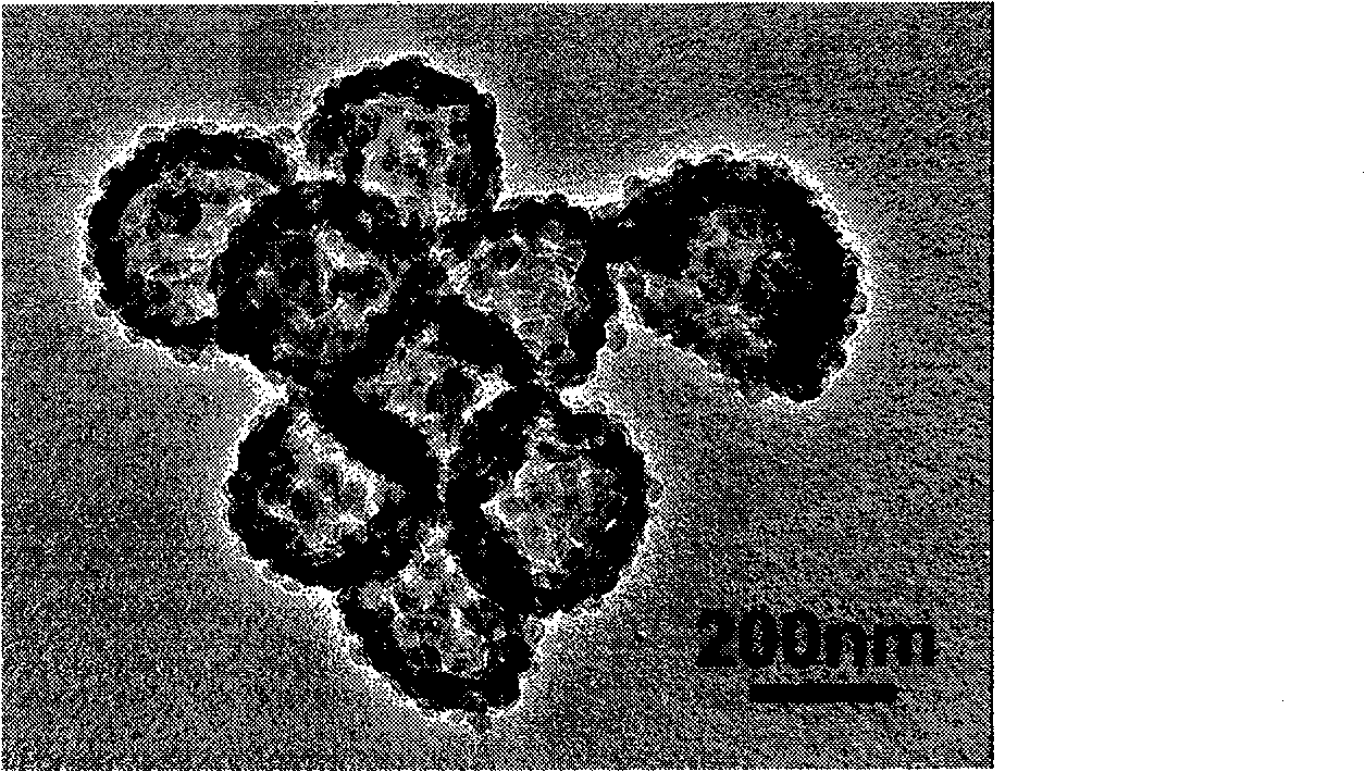 Method for preparing hollow ball with polymer complex structure by swelling polymerization