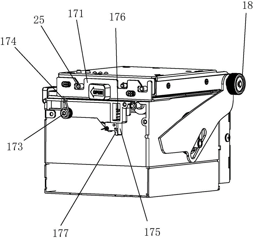 Bill printer capable of automatically cutting thick paper