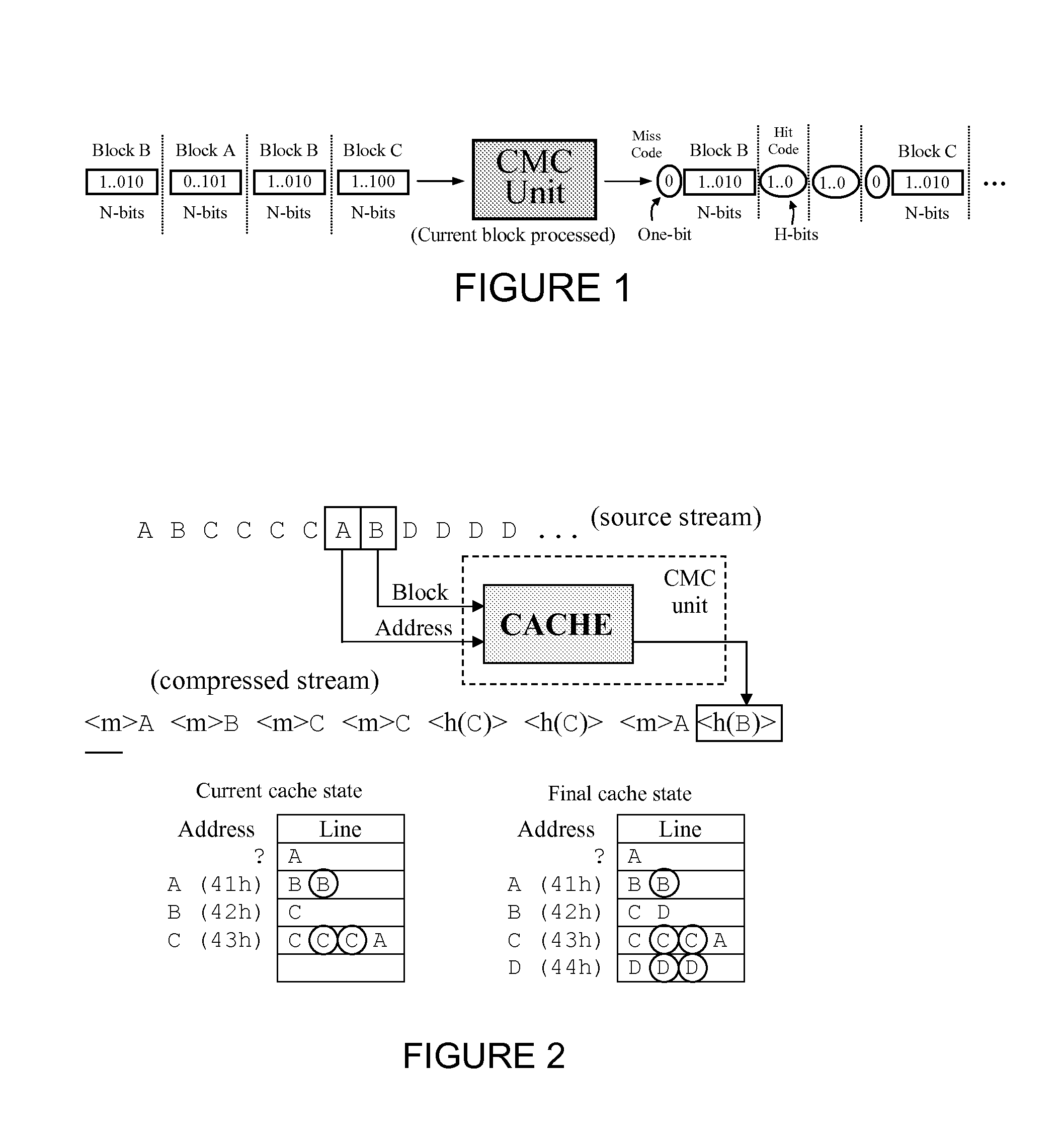 High-speed data compression based on set associative cache mapping techniques