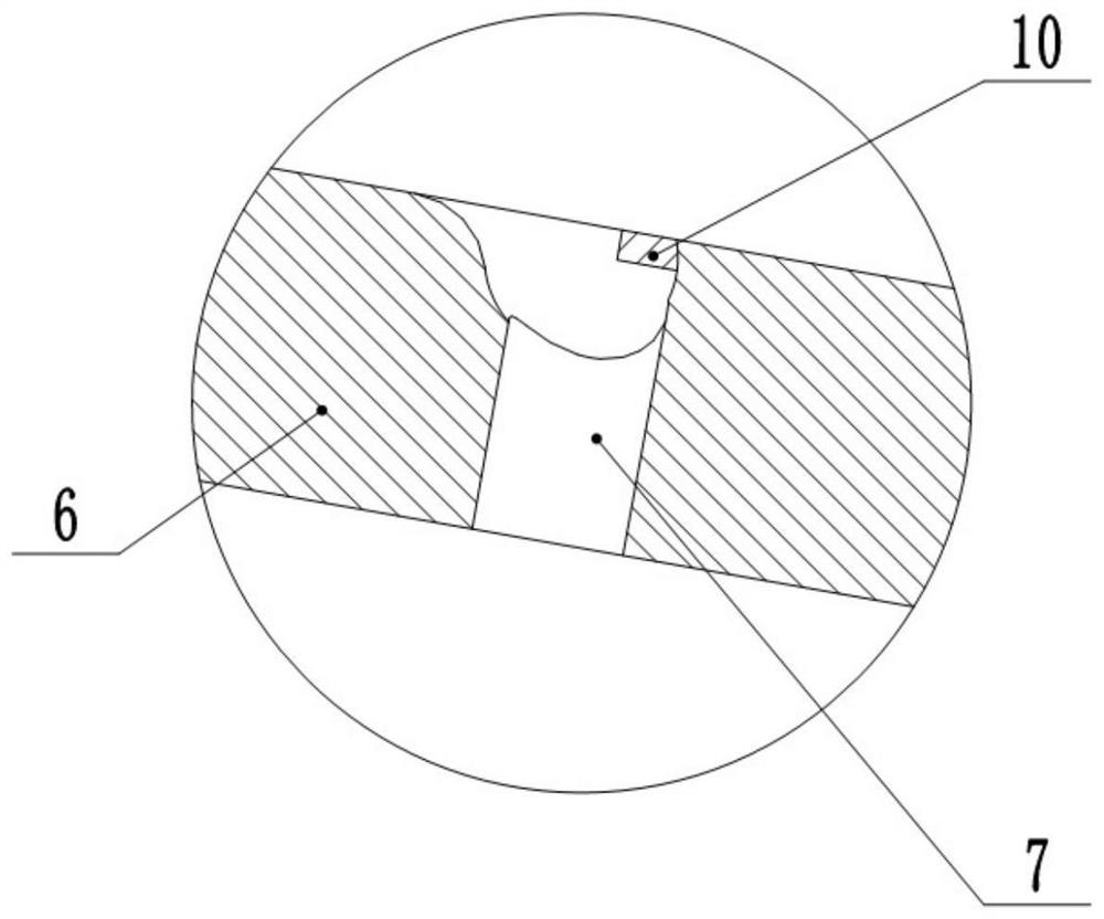 Building glass waste separating device