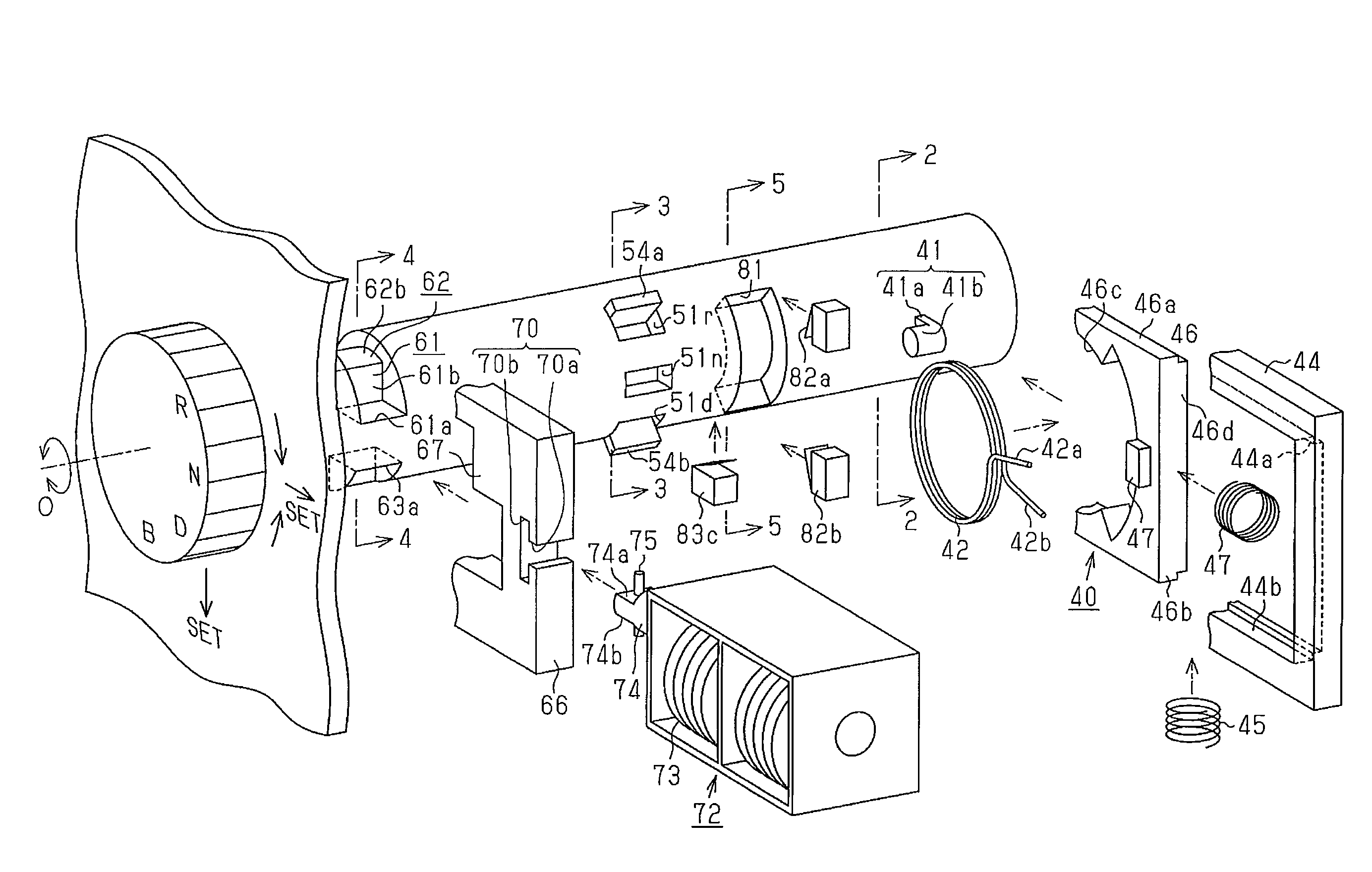 Gearshift device