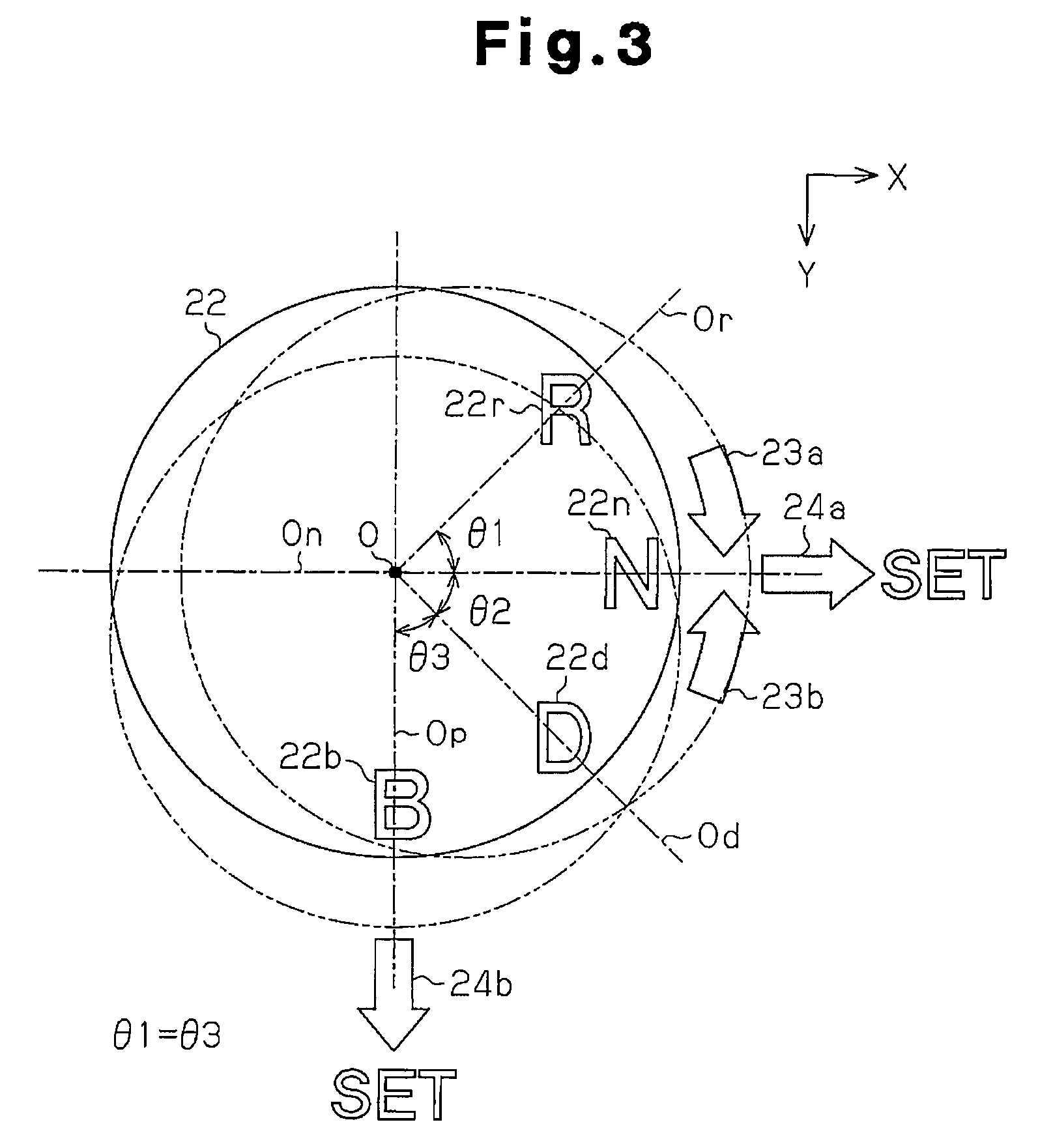 Gearshift device