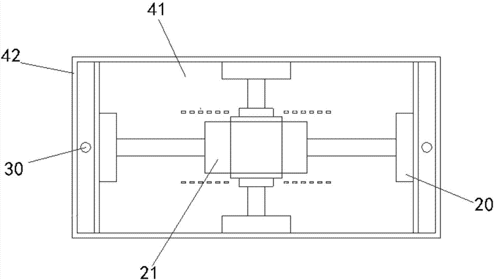 Quasi-static test device and method for base-free reinforced concrete column