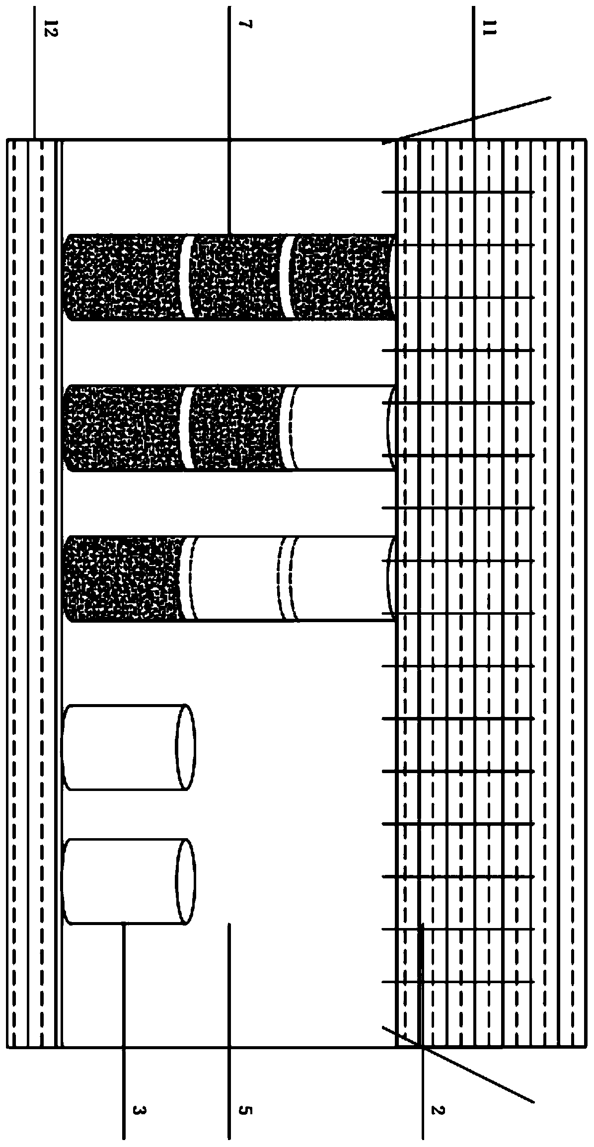 Assembled FRP high-water-material mining combined pillar and construction method