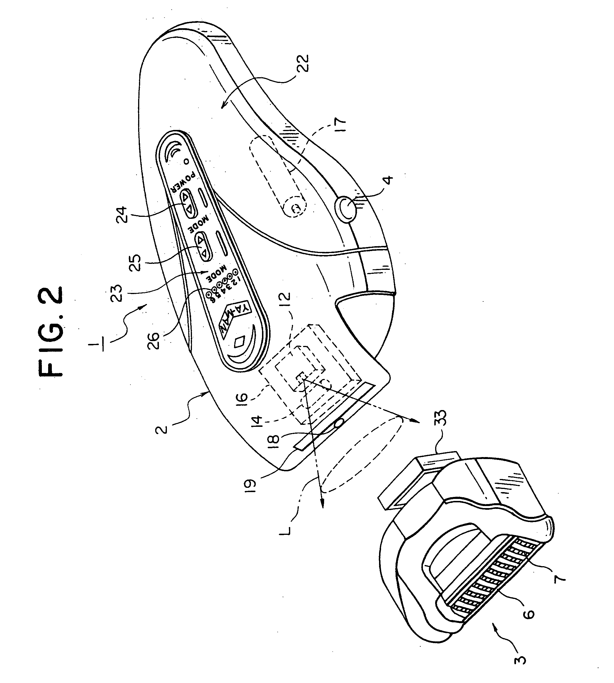 Laser depilator