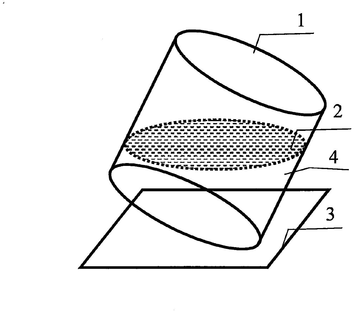 Dynamic cross-section demonstration device and method of cylinder