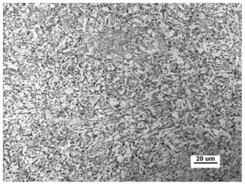 High-strength toughness low-yield specific heat wide-thick steel plate for bending pipe and production method thereof