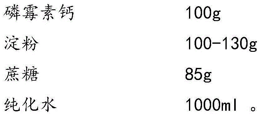 Fosfomycin calcium composition freeze-dried tablet and preparation method thereof