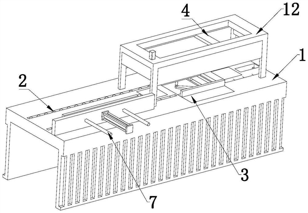 Guide rail profile detection device