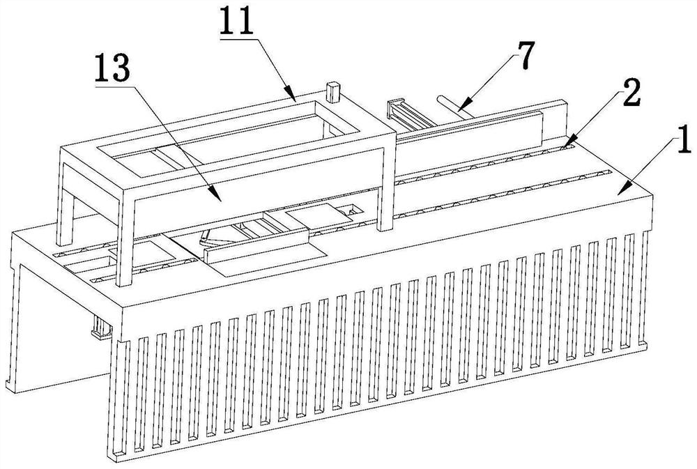 Guide rail profile detection device