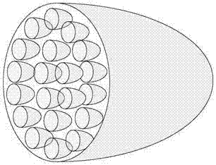 Radioactive material with alpha particle cascade decay, propelling plant adopting same and lotus seed propeller