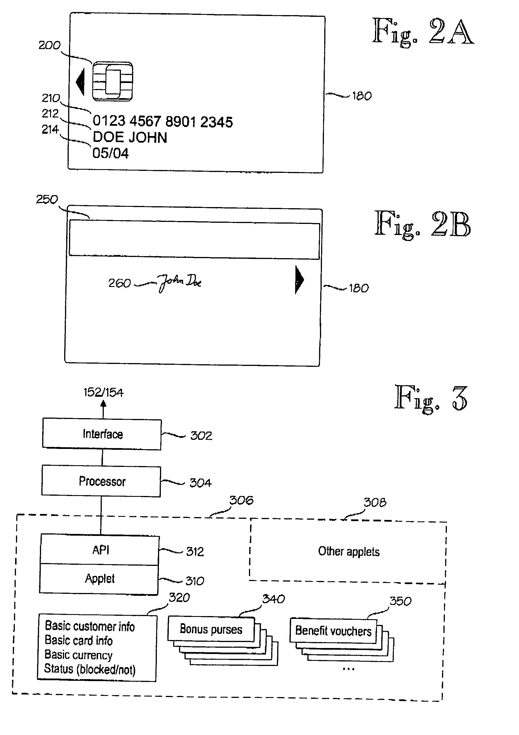 Customer loyalty card and devices associated therewith