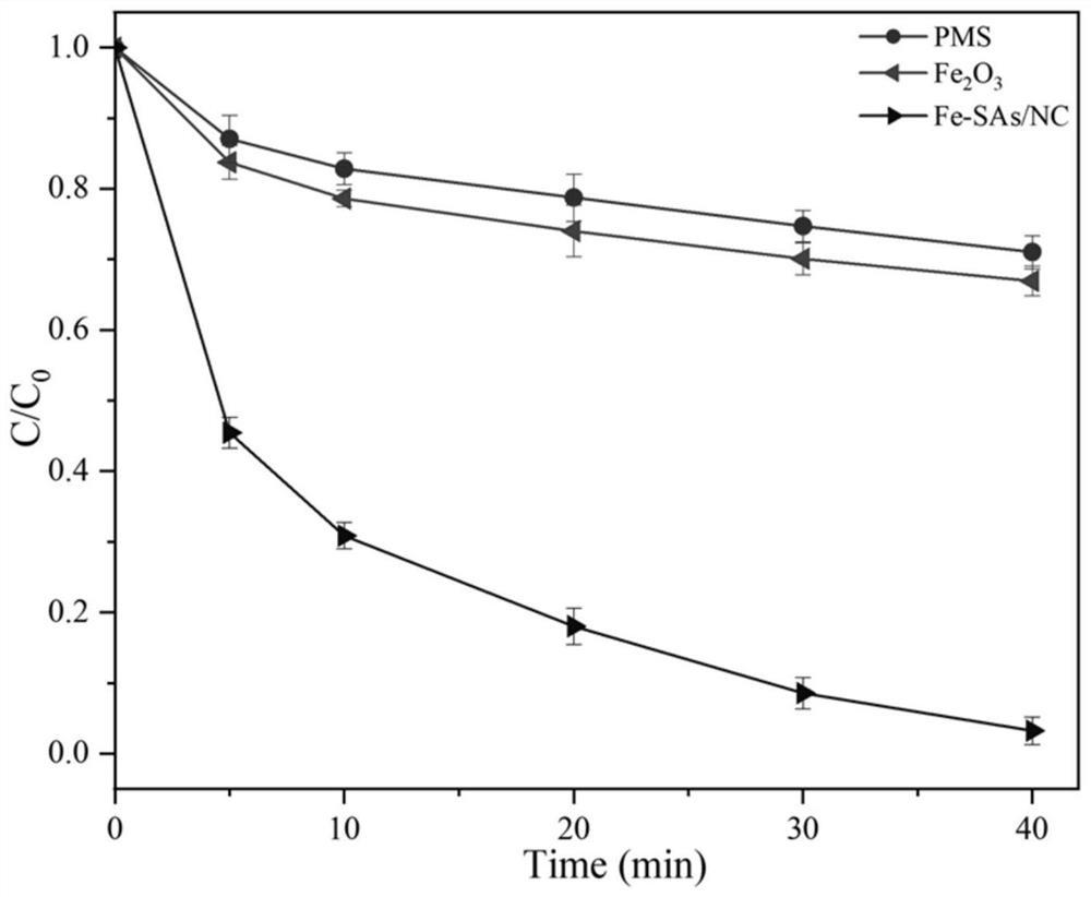 Biomass waste residue-based monatomic metal catalyst as well as preparation method and application thereof