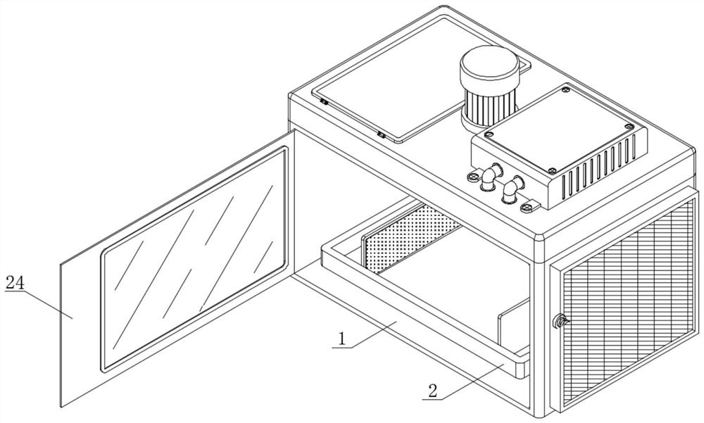 Damage identification device for bridge construction based on deep learning and use method