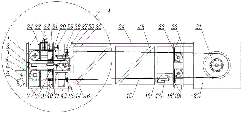 Bending fatigue damage monitoring system for steel wire under action of corrosion-alternating load coupling