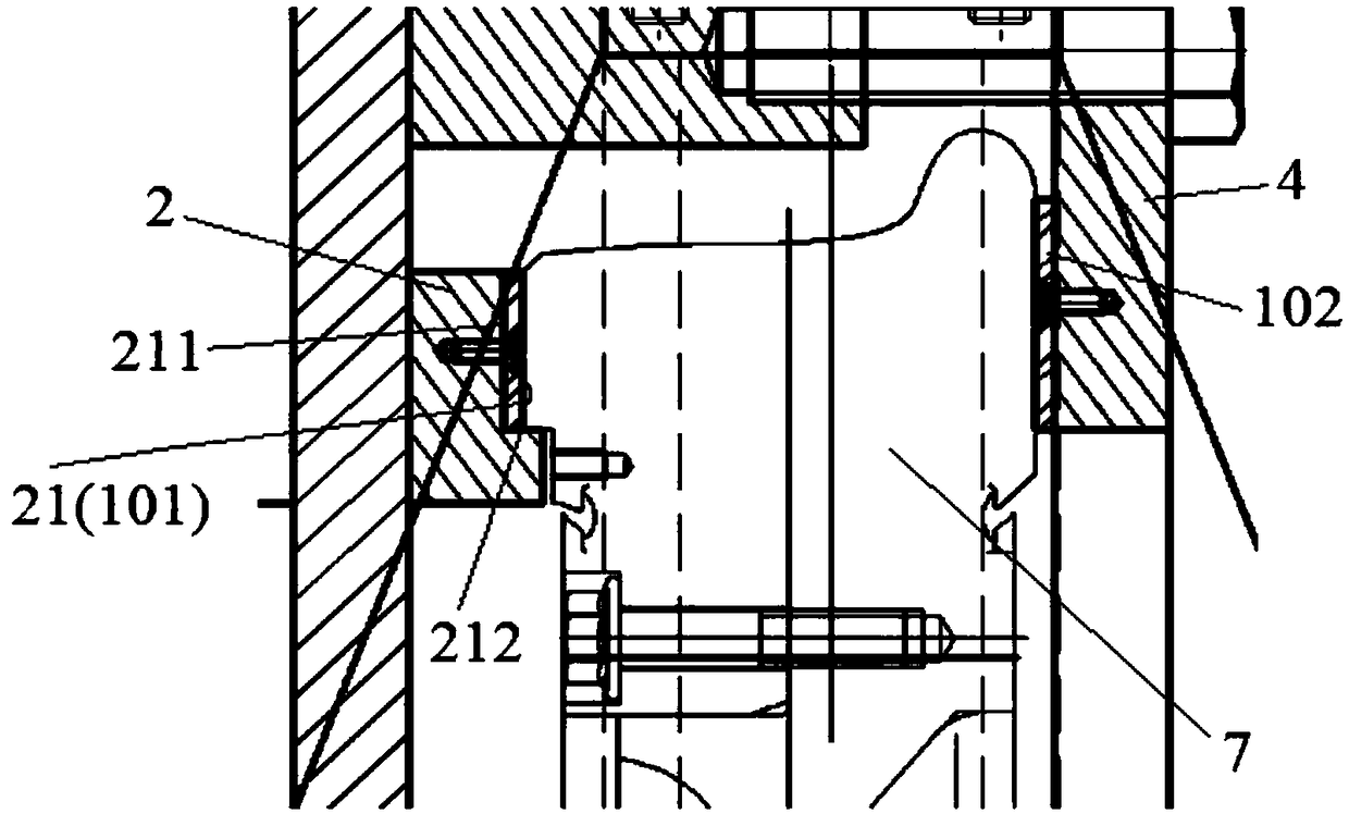 An elastic wheel torsion test tool