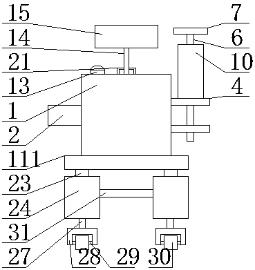 A flowerpot placement device with anti-theft function