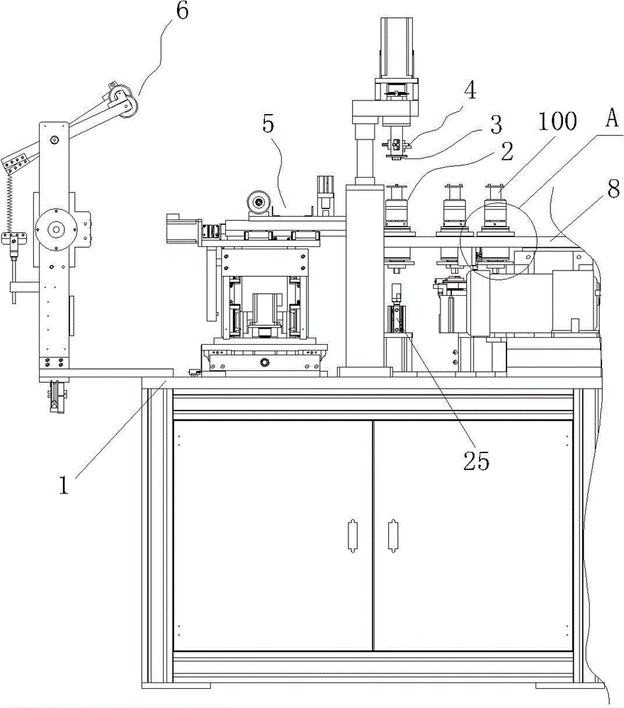 Vertical electromagnetic coil winding device