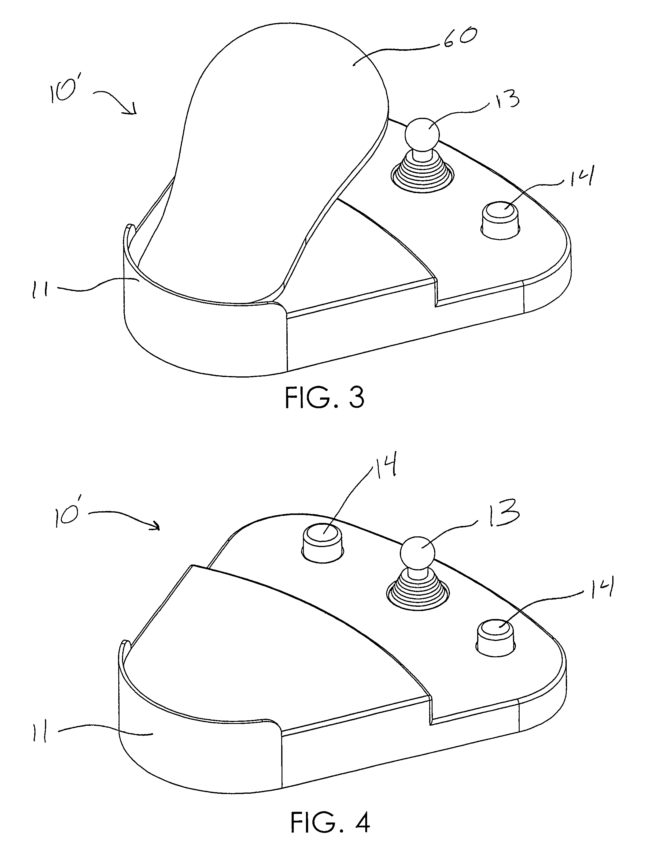 Foot-operated key pad