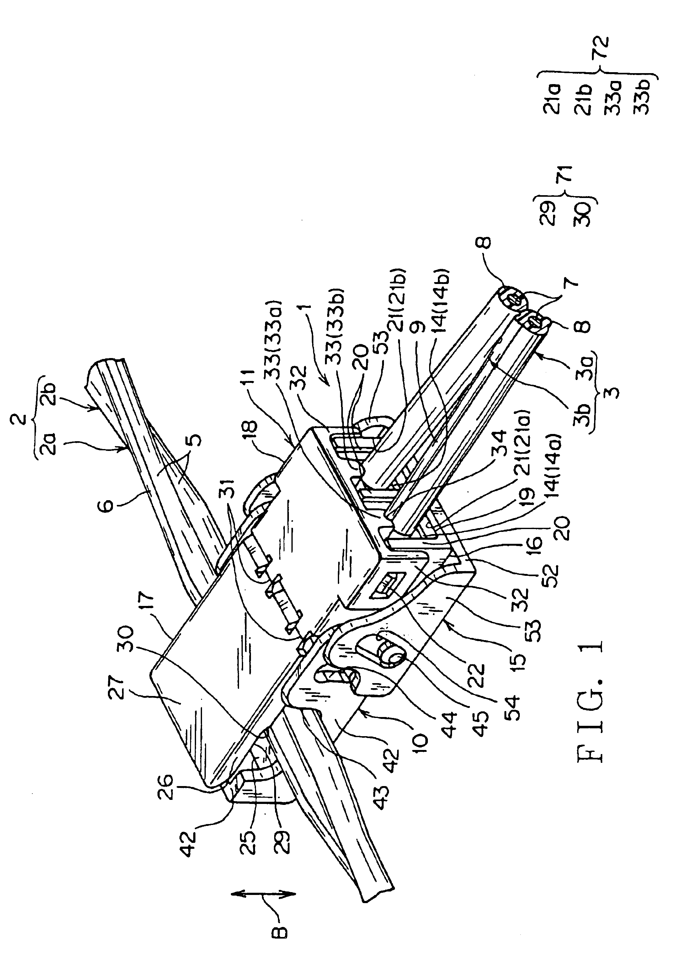 Paired electrical cable connector