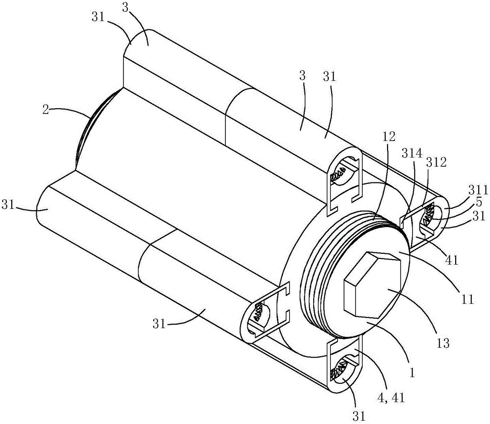 High voltage fittings for electric power circuit