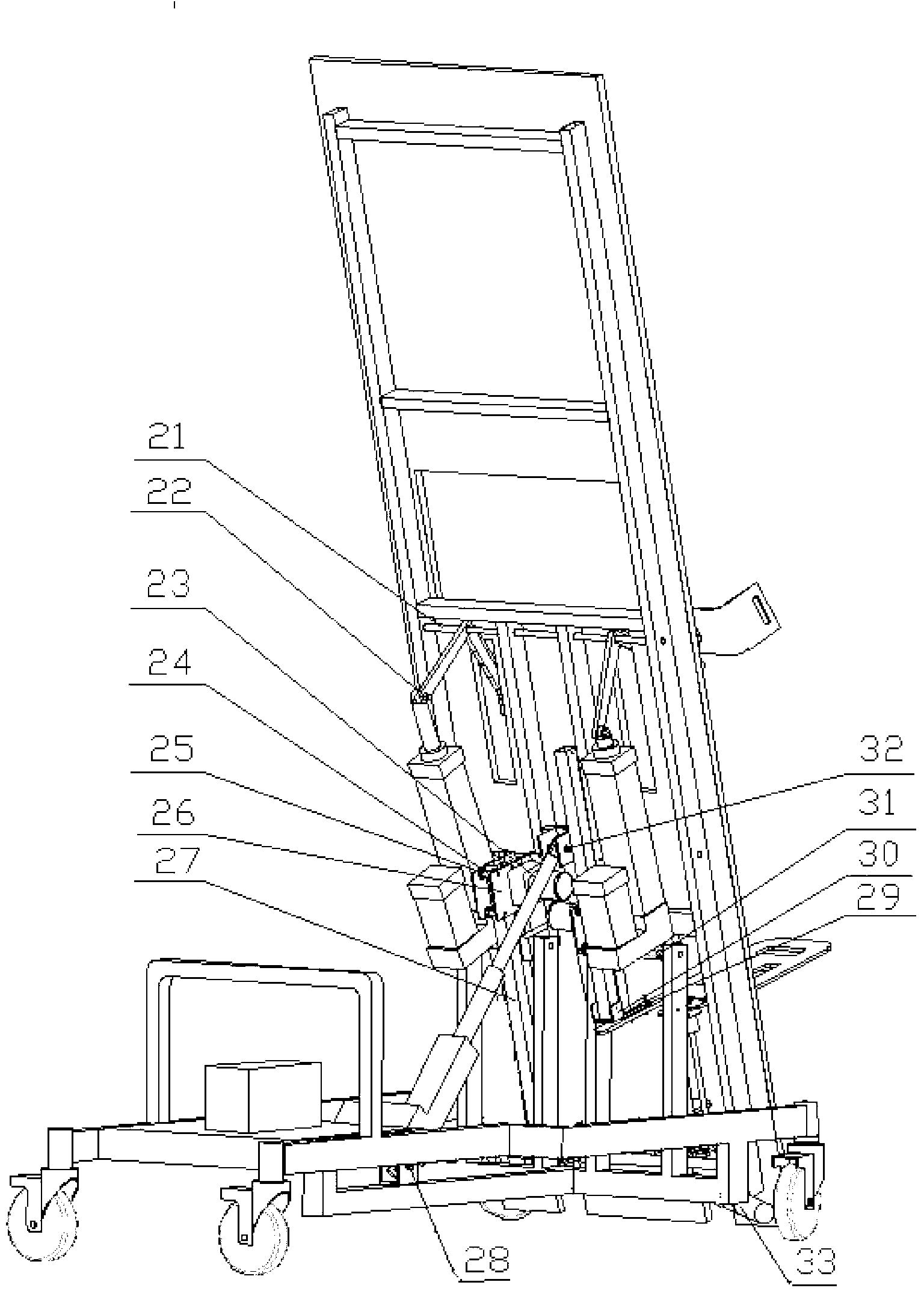 Rehabilitation training robot for lower limbs