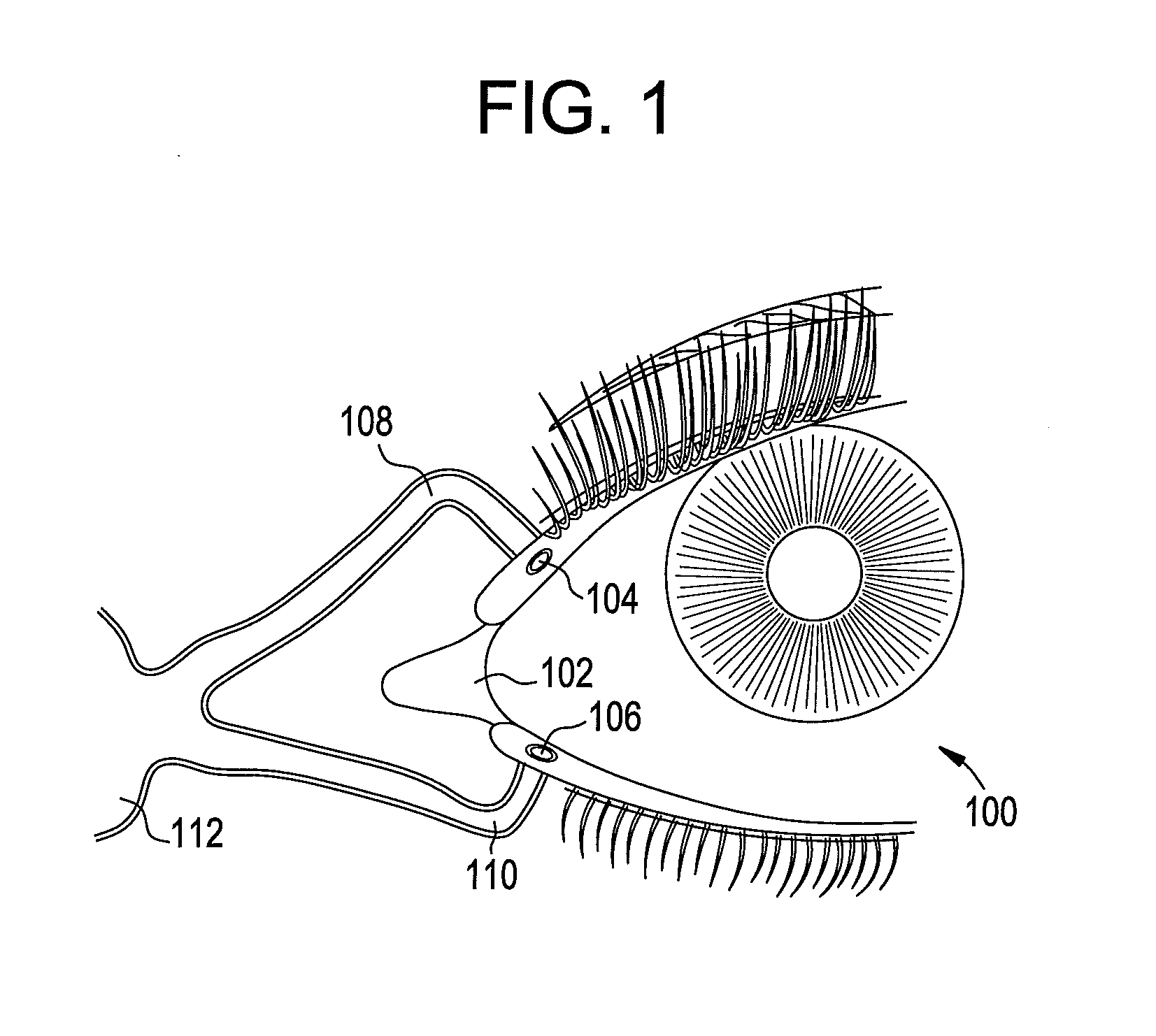 Fractal features for enhanced tear exchange