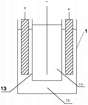 A kind of circulation system device of closed frame electrolytic nickel or electrolytic cobalt electrolyte