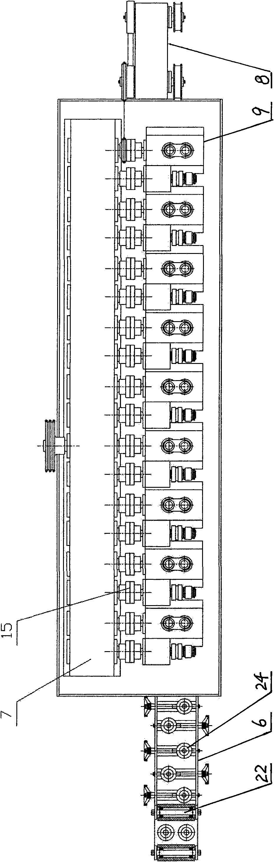 Two-roll wire rolling mill