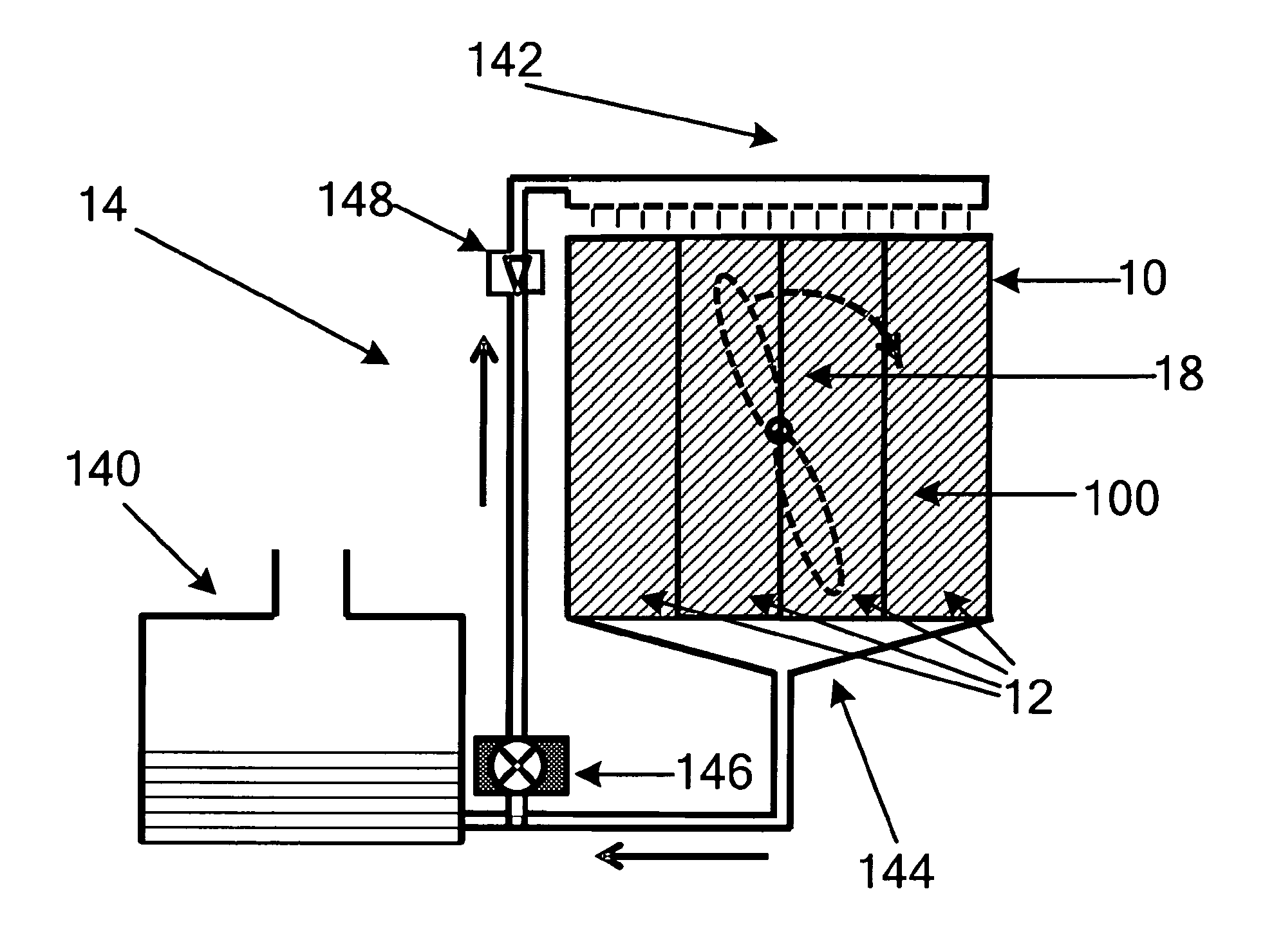 An apparatus for gas cleaning