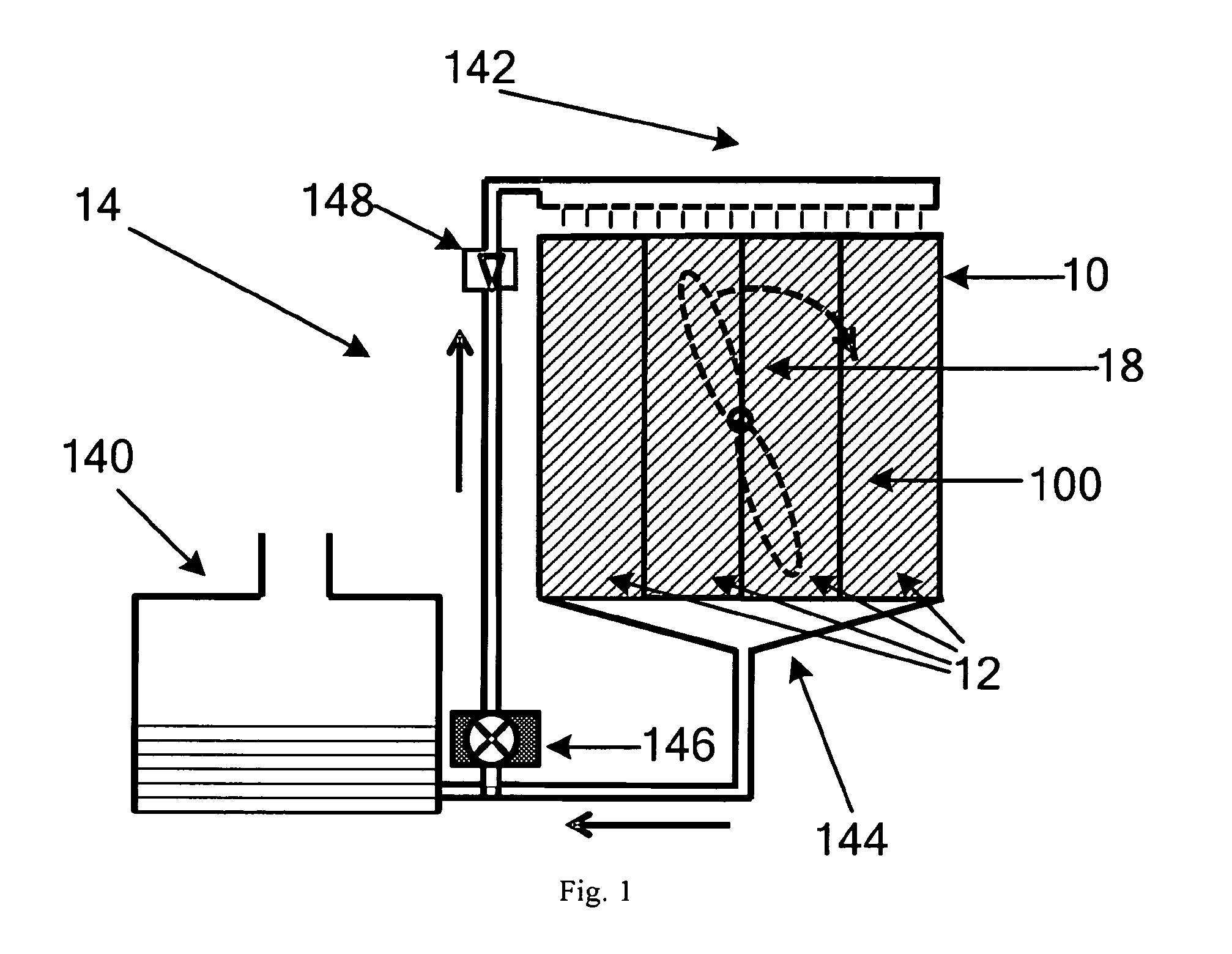 An apparatus for gas cleaning