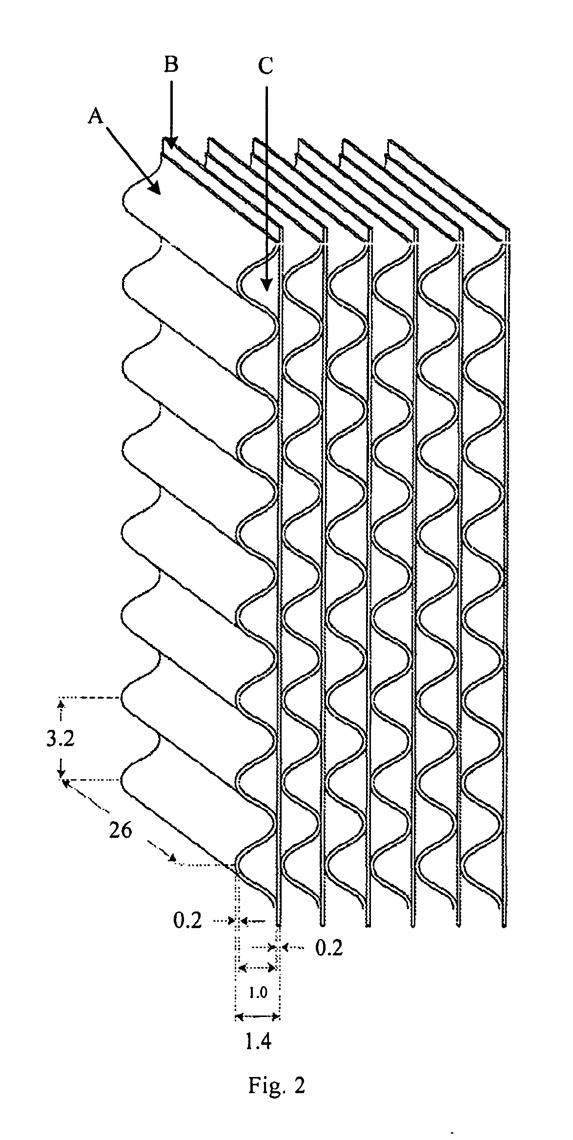 An apparatus for gas cleaning