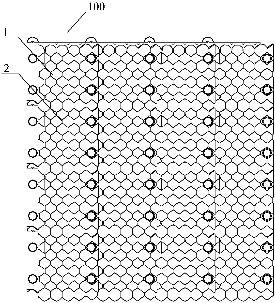 Armour splicing-type stab-proof vest based on hollow micro-egg shell structure