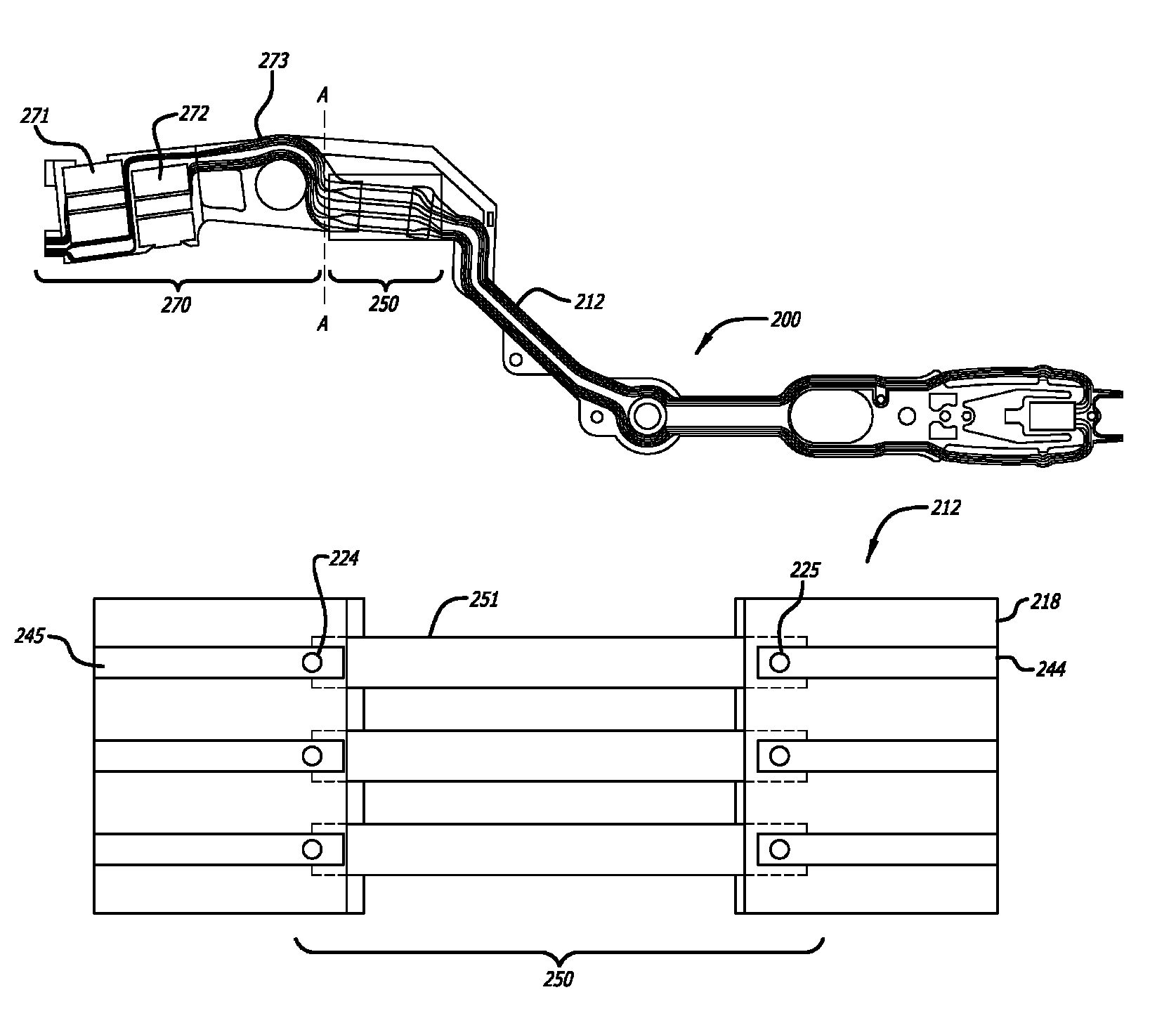 Resilient flying lead and terminus for disk drive suspension