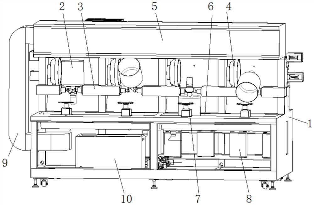 Kitchen waste pretreatment device for multiple linkage stir-frying machines