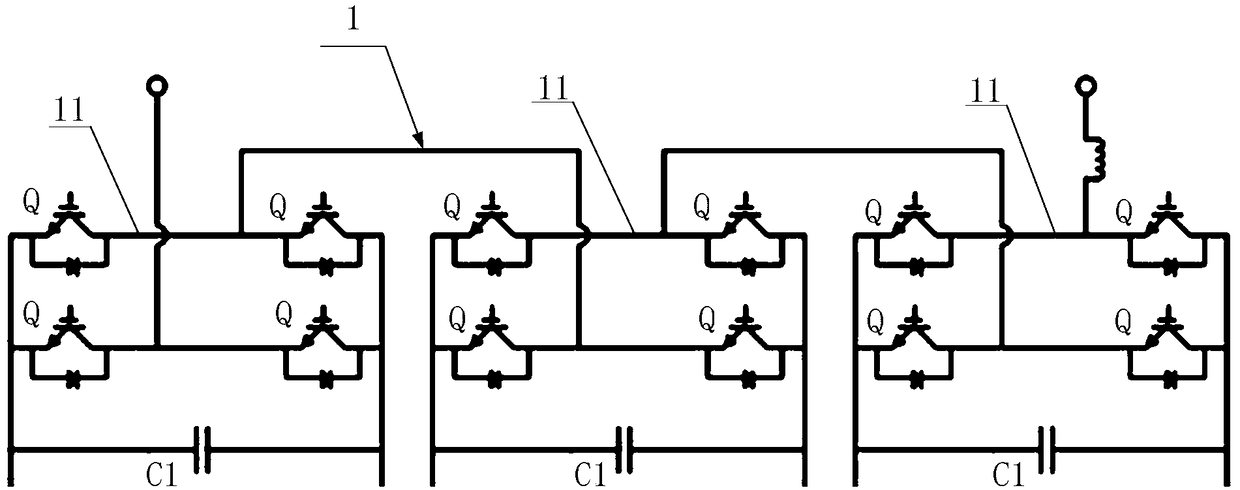 New power electronic transformer topological structure