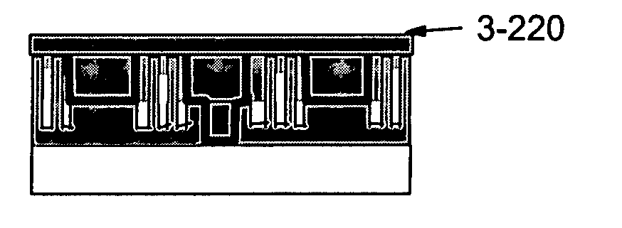 Method for fabricating a self-aligned nanocolumnar airbridge and structure produced thereby