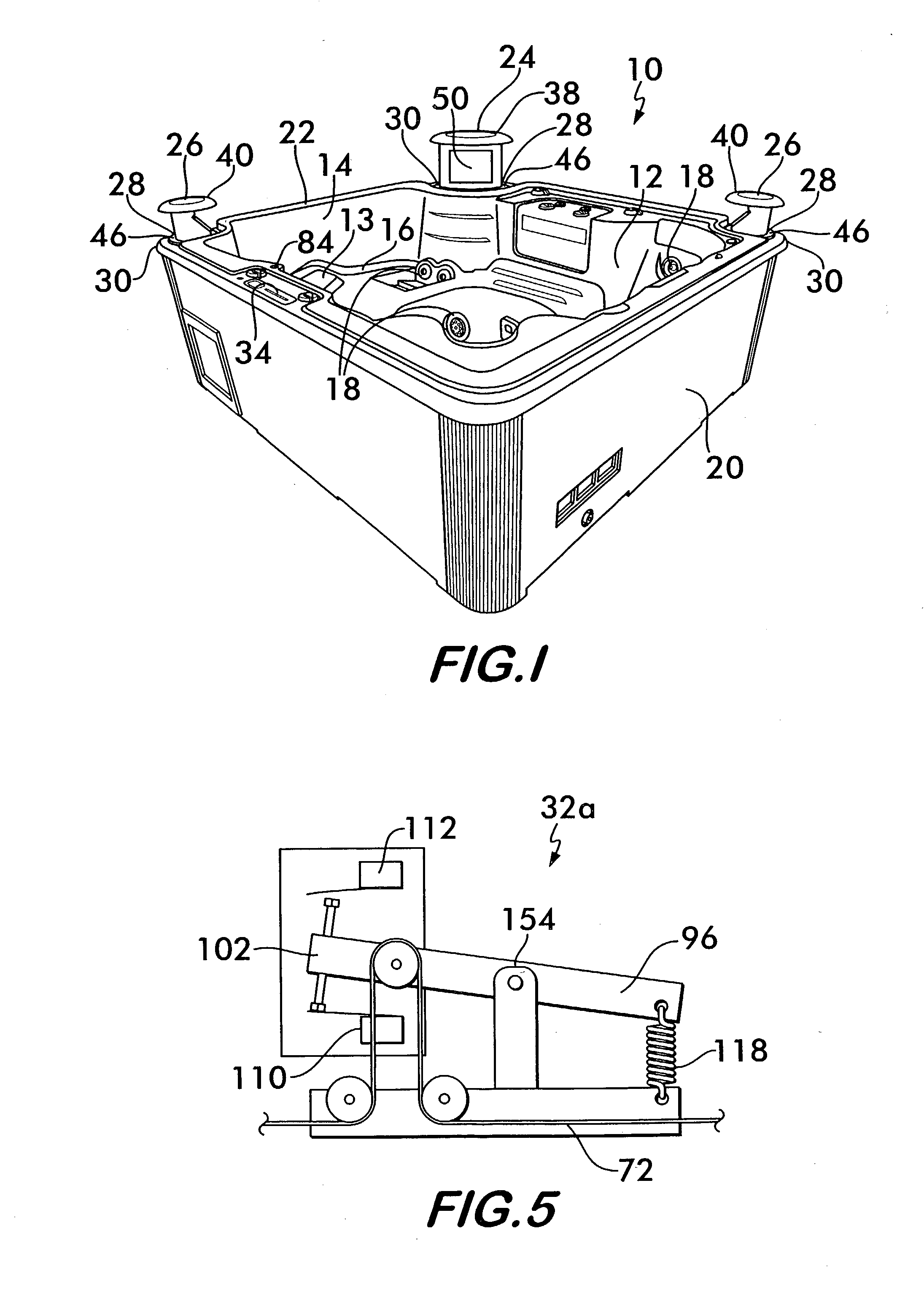 Combination spa and entertainment system