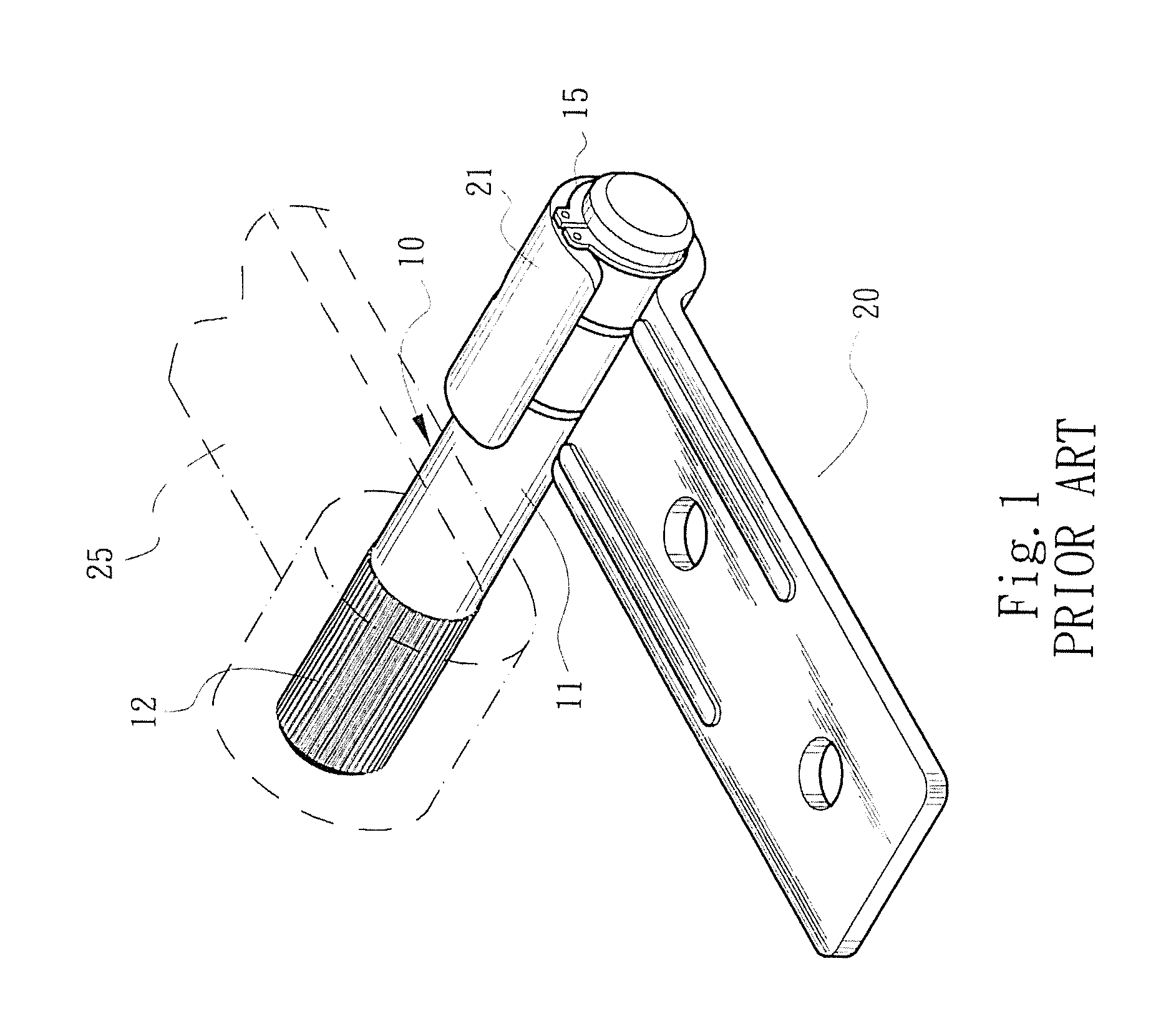 Pivot pin structure