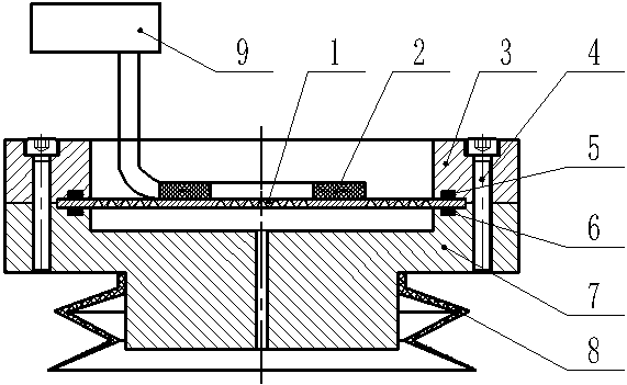 Piezoelectric ultrasonic vibration absorption picker