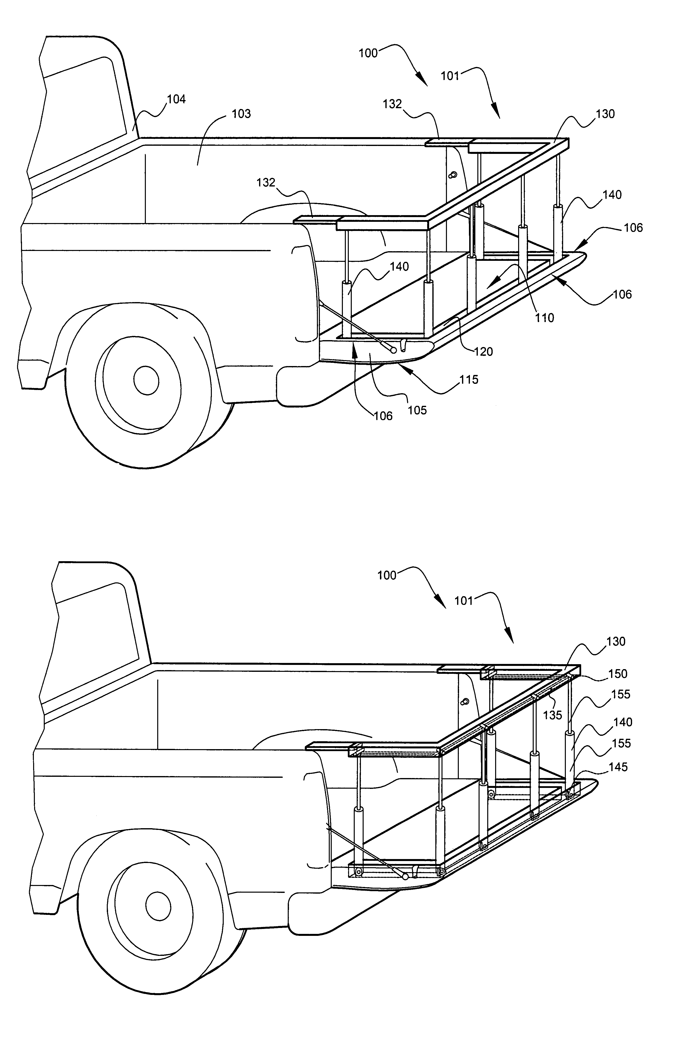 Tailgate extender systems