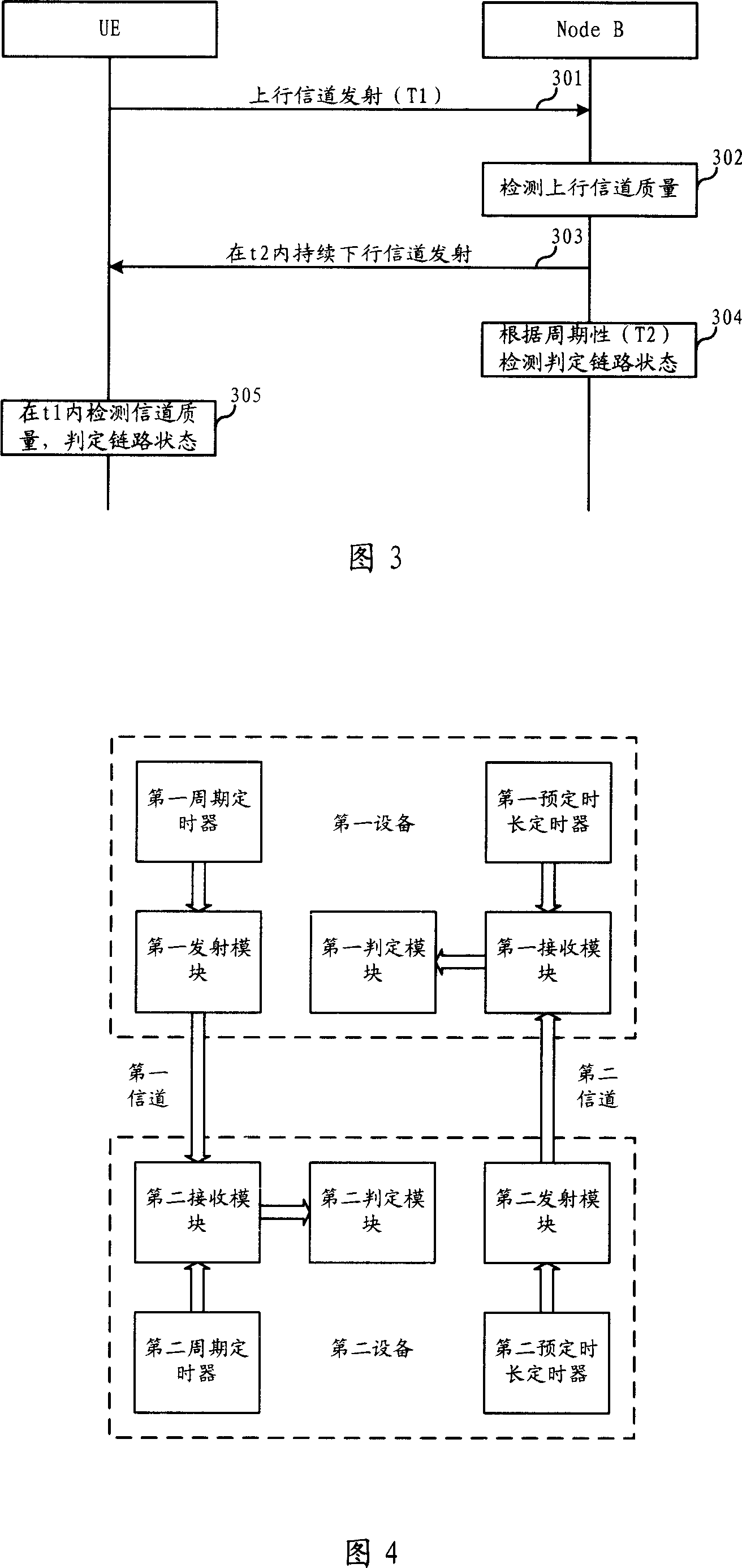 Method and system for monitoring wireless link state